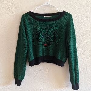 Mustard Seed Sweaters - ⭐ Vintage Inspired Animal Crop Sweater Mustard Seed Sweaters - ⭐ Vintage Inspired Animal Crop Sweater